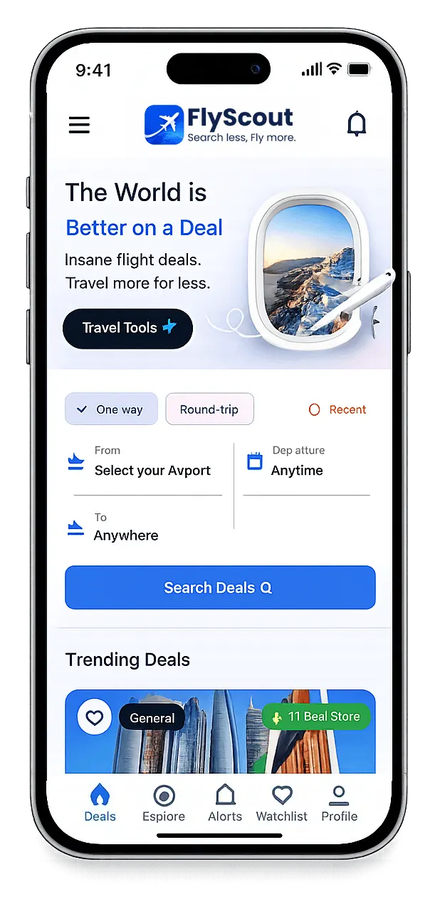 FlyScout Home Screen